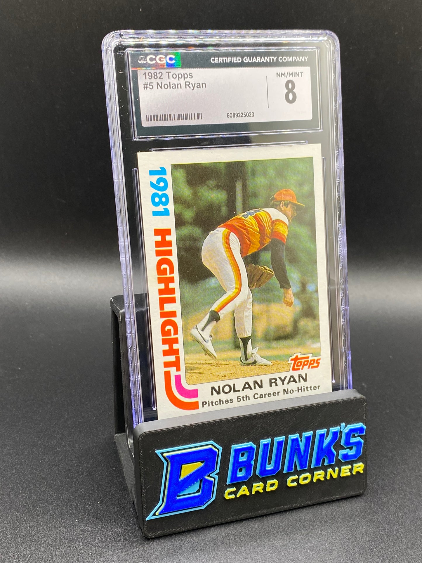 1982 Nolan Ryan CGC 8 HOF