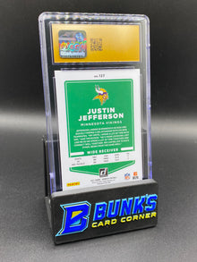 2021 Justin Jefferson Press Proof Premium CGC PRISTINE 10