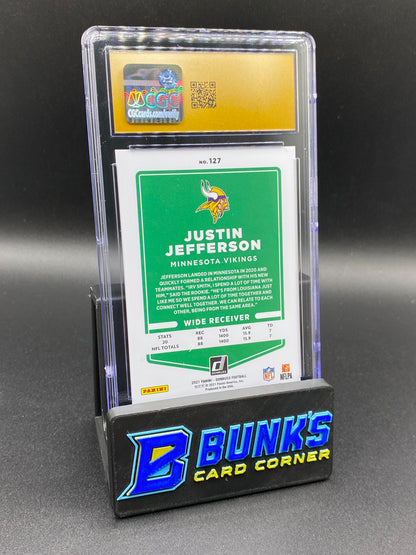 2021 Justin Jefferson Press Proof Premium CGC PRISTINE 10