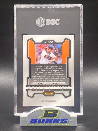 2024 Colton Cowser Pink Ice Prizm SGC 10
