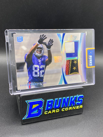 2012 Rueben Randle Topps Prime Patches 5/10 Rc