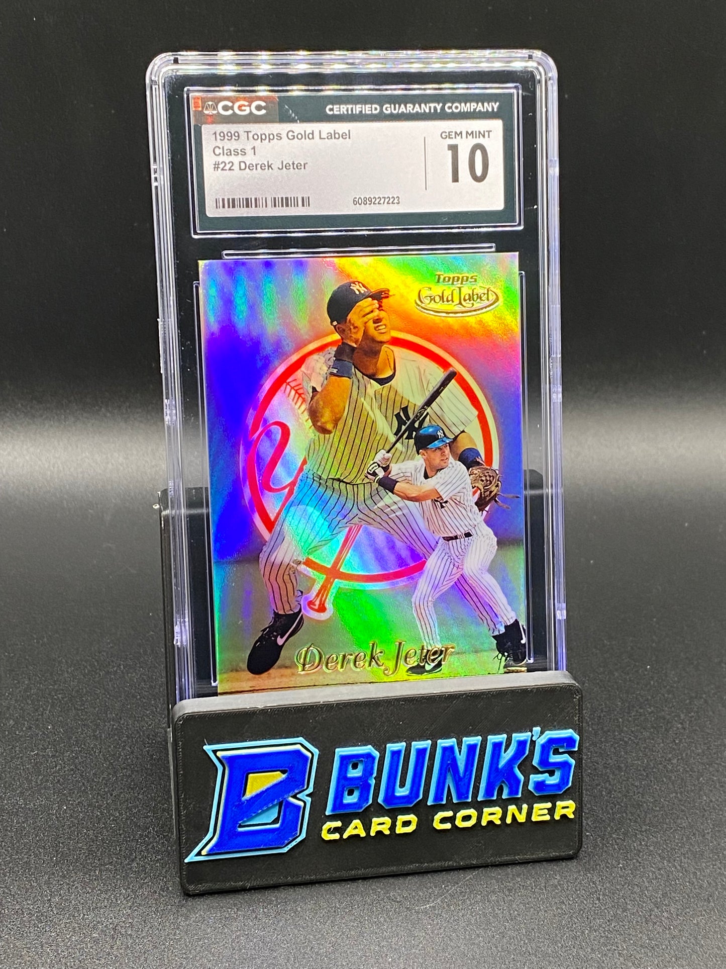 1999 Derek Jeter Class 1 HOF CGC 10