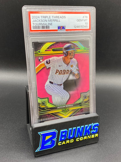 2024 Jackson Merrill Tourmaline 17/125 PSA 10