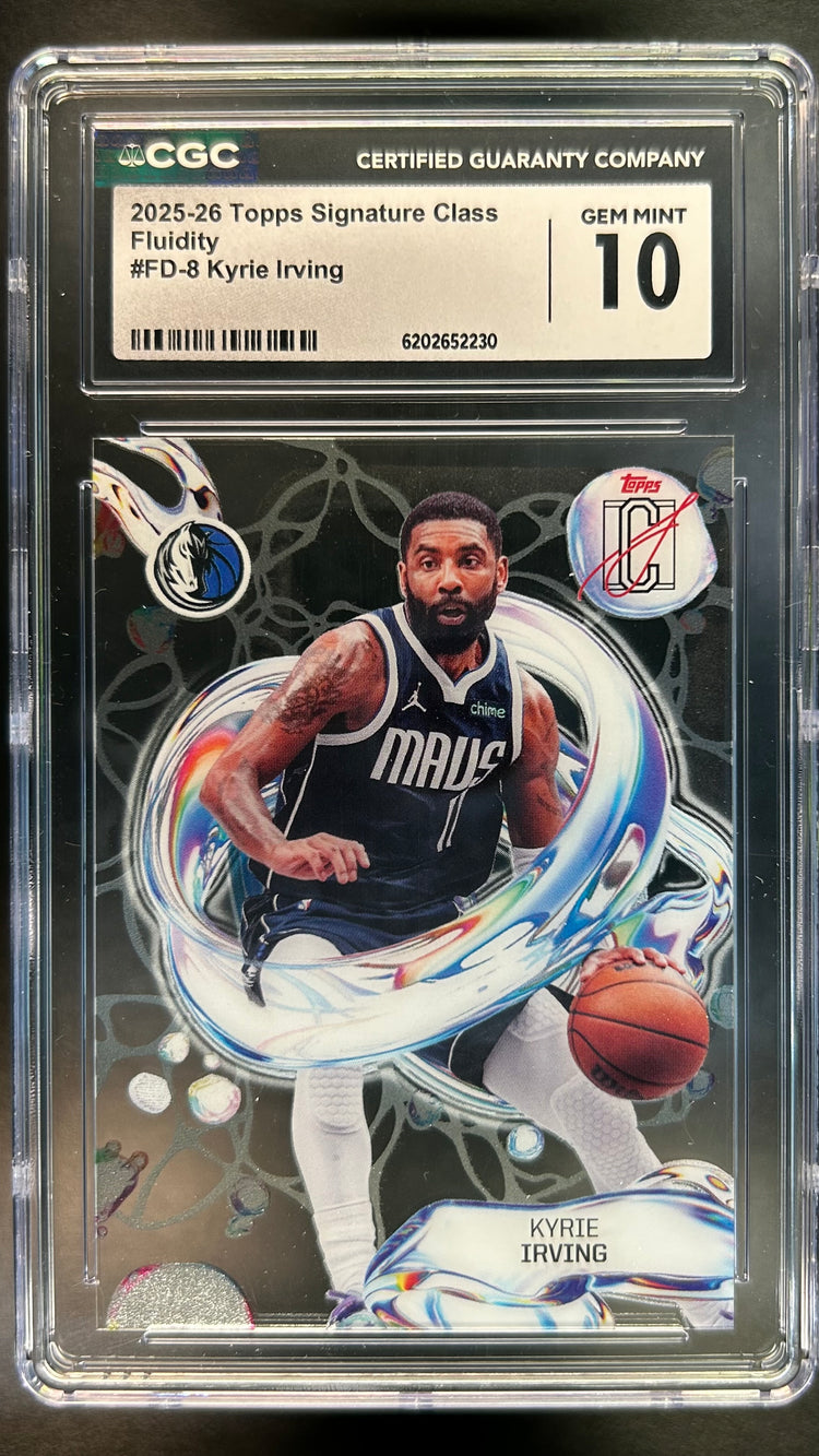 2025-26 Kyrie Irving Topps Signature Class Fluidity Case Hit CGC 10
