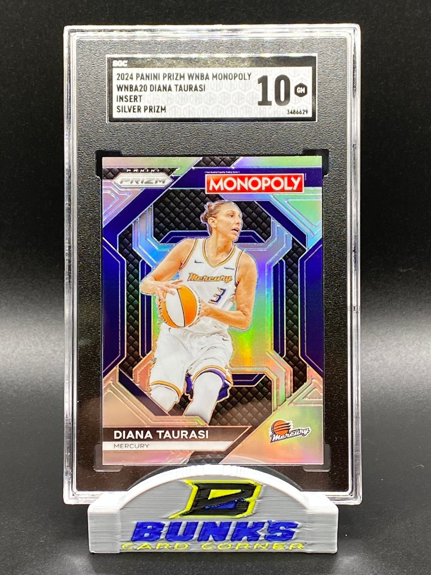 2024 Diana Taurasi Silver Prizm SGC 10 (Box B7)