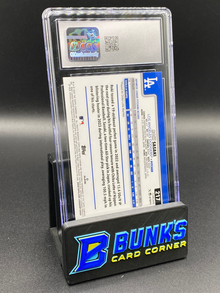 2025 Roki Sasaki Prism Ref. Rc CGC 9.5