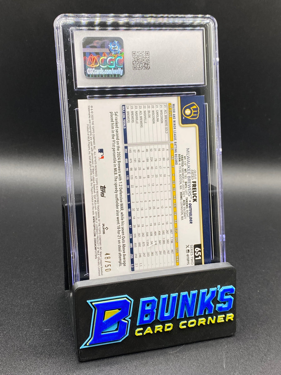 2025 Sal Frelick Gold Rainbow Foil CGC 9.5 48/50