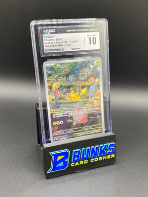Pikachu Illustration Rare 151 CGC 10
