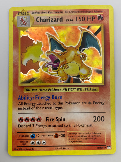 Charizard Holo Evolutions DMG