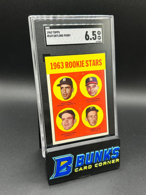1963 Gaylord Perry Topps Rookie Stars #169 SGC 6.5