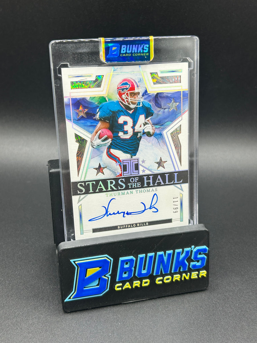2024 Thurman Thomas Panini Impeccable Stars of the Hall On Card Auto 11/99