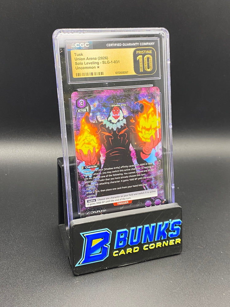 Tusk Solo Leveling Uncommon Star CGC PRISTINE 10