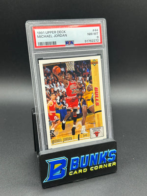 1991 Michael Jordan Upper Deck PSA 8