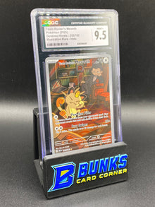 Team Rocket's Meowth Illustration Rare Destined Rivals CGC 9.5