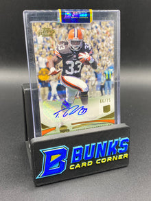 2012 Trent Richardson Topps Prime Auto 66/75 Rc