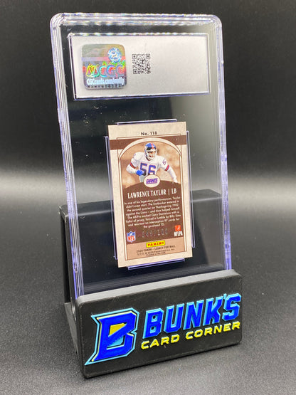 2020 Lawrence Taylor Bronze Mini 49/100 CGC 10