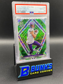 2020 Adam Thielen Neon Green PSA 10 24/35