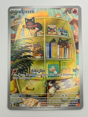 Litten Illustration Rare Temporal Forces NM
