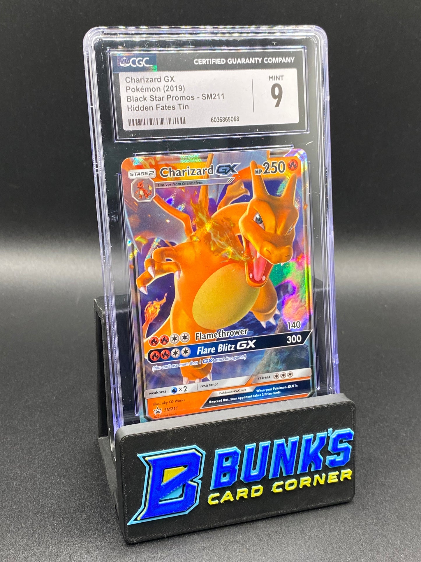 Charizard Gx Promo CGC 9