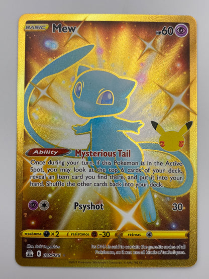 Mew Hyper Rare Celebrations NM