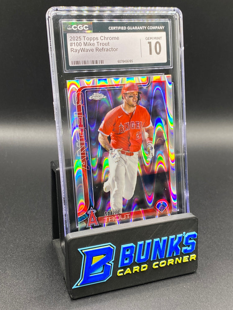 2025 Mike Trout Raywave Ref. CGC 10