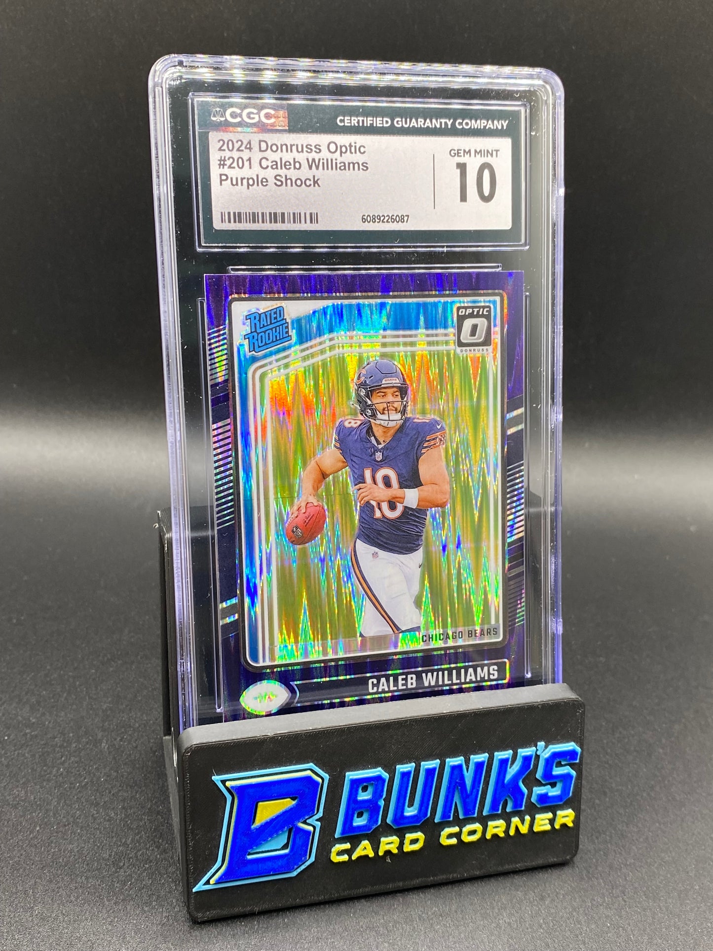 2024 Caleb Williams Purple Shock CGC  10