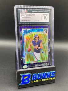 2024 Caleb Williams Purple Shock CGC  10
