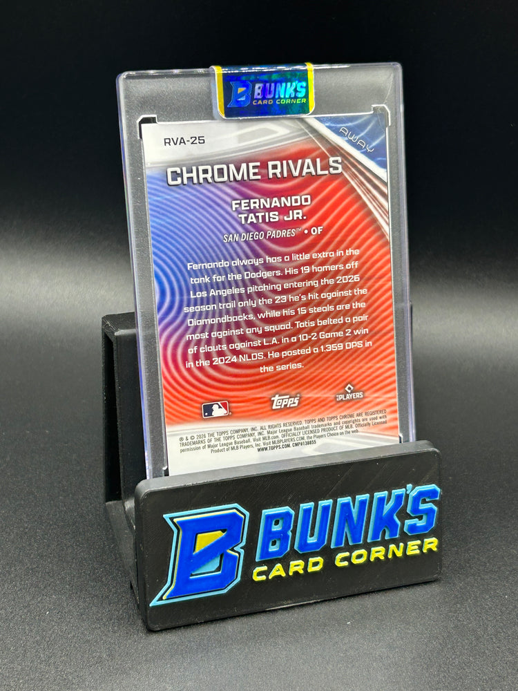 2026 Fernando Tatis Jr. Topps Chrome Rivals Away 1/5
