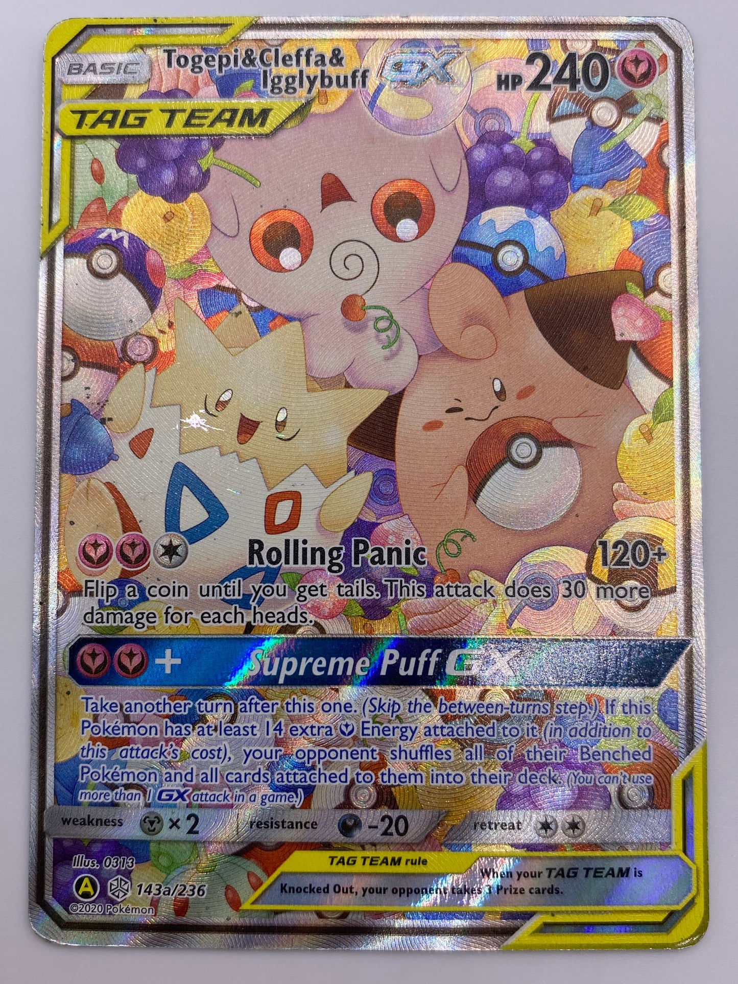 Togepi & Cleffa & Igglybuff Gx Tag Team Cosmic Eclipse HP