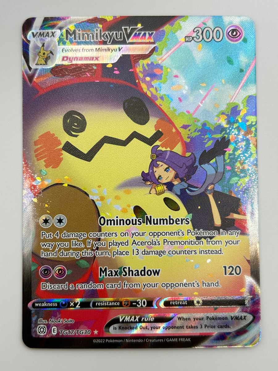 Mimikyu Vmax Trainer Gallery Brilliant Stars NM/VLP