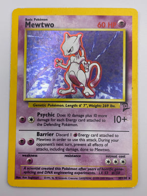 Mewtwo Holo Base Set 2 MP-HP