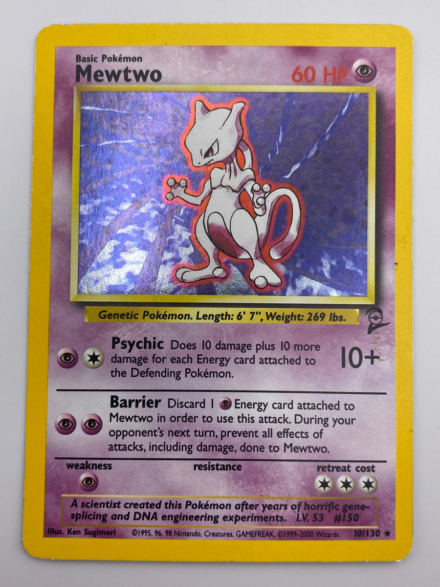 Mewtwo Holo Base Set 2 MP-HP