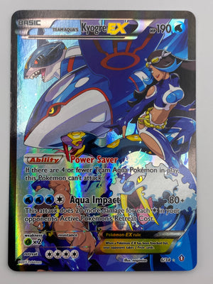 Team Aqua's Kyogre Ex Secret Rare Double Crisis HP