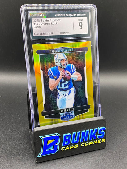 2018 Andrew Luck Gold CGC 9 15/75