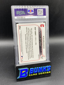 2022 Steven Kwan Purple Ref. PSA 10 Rc