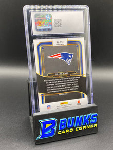 2024 Drake Maye Red & Yellow Shock CGC 10 Rc