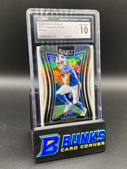 2024 Dawson Knox White 27/35 CGC 10