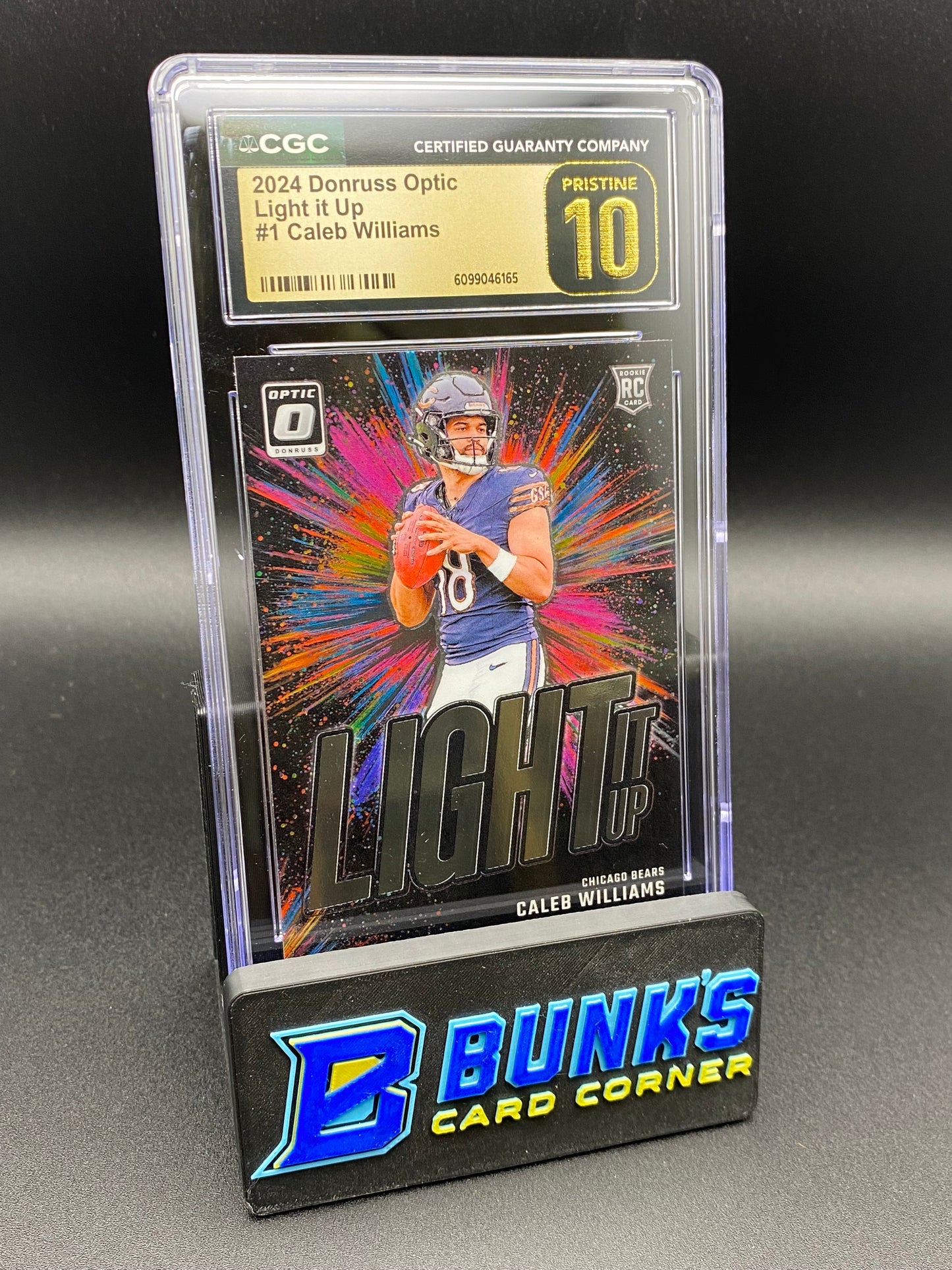 2024 Caleb Williams Light It Up Rc CGC PRISTINE 10