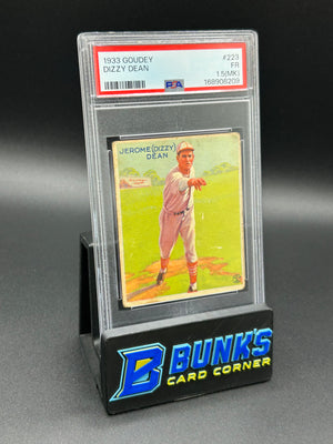 1933 Dizzy Dean PSA 1.5