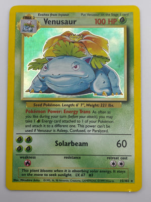Venusaur Holo Base Set MP