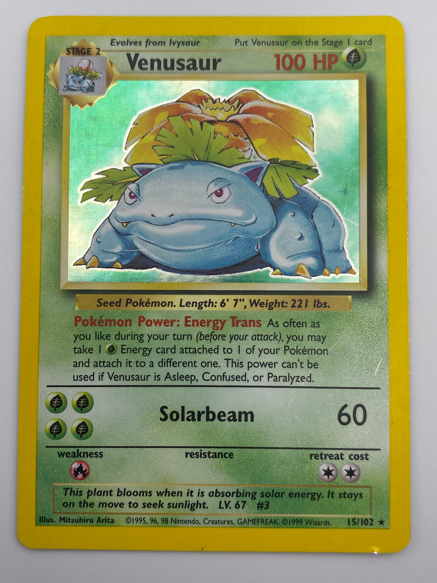 Venusaur Holo Base Set MP