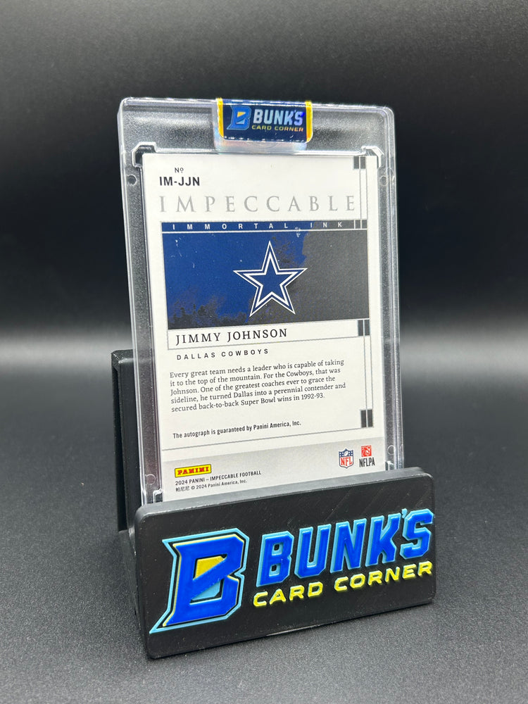 2024 Jimmy Johnson Impeccable Immortal Ink On-Card Auto-Blue 25/49