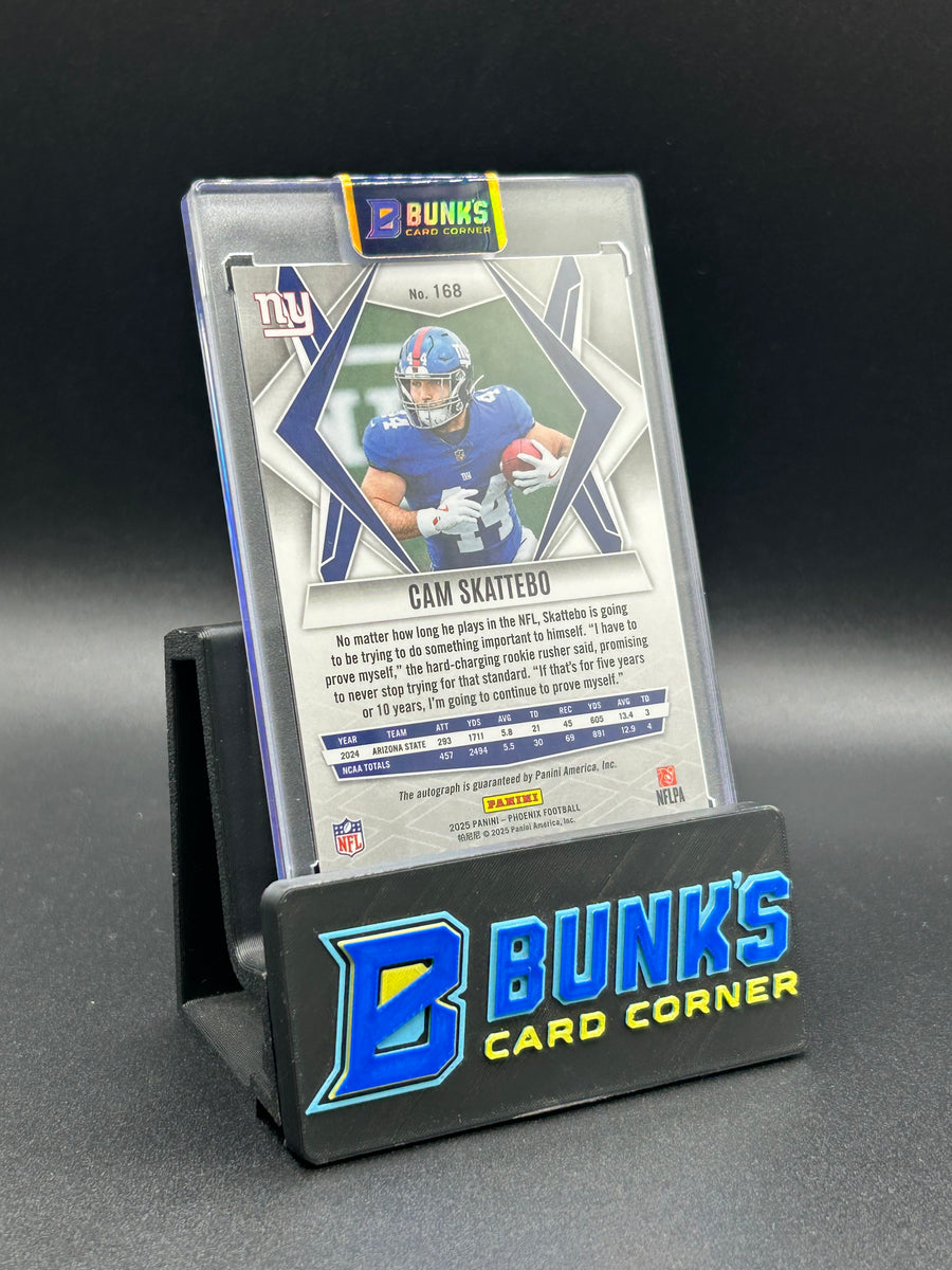 2025 Cam Skattebo Panini Pyramid Rc Auto