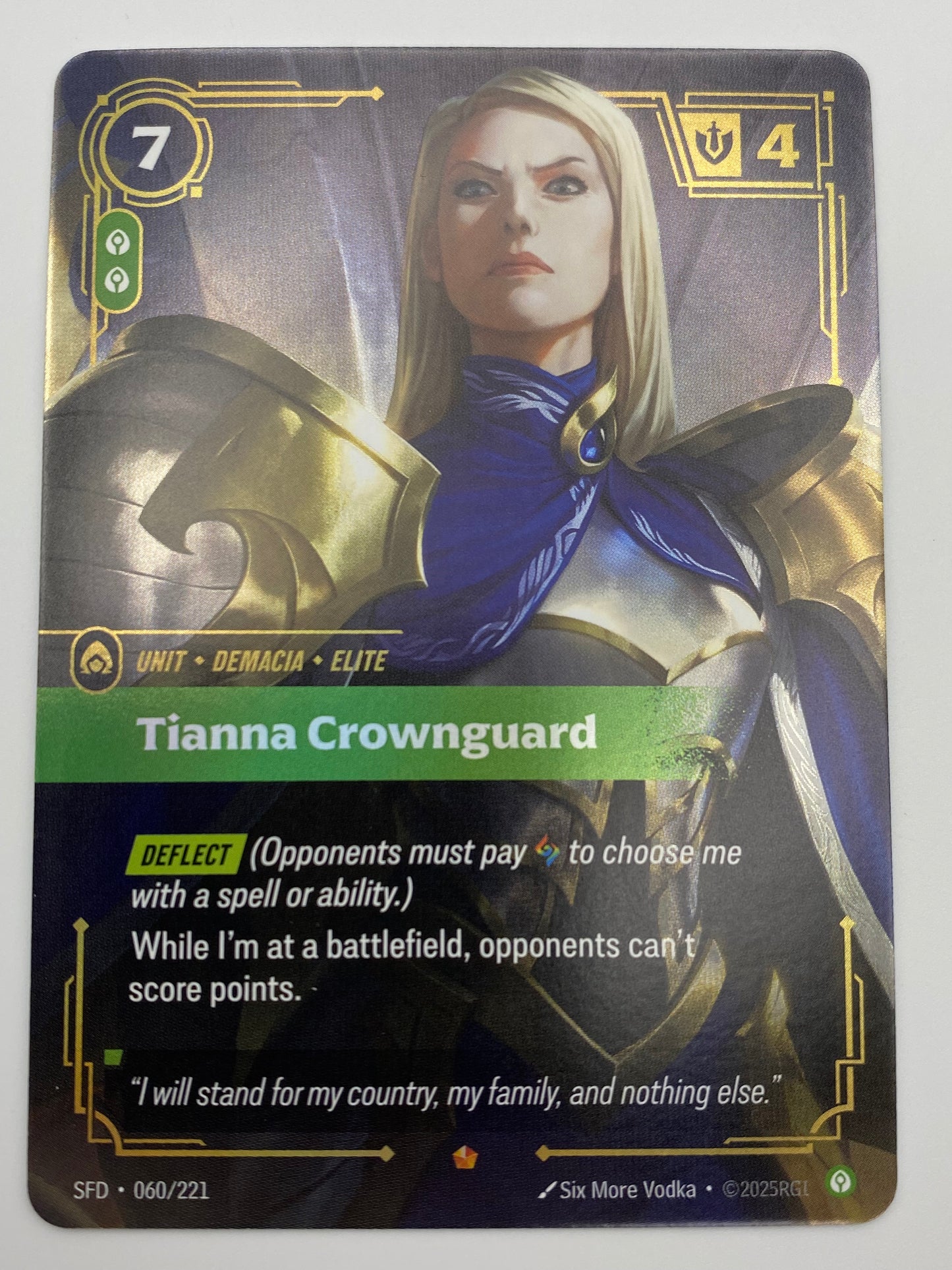 Tianna Crownguard  Spiritforged