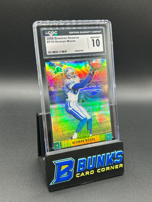 2000 Herman Moore Bowman Reserve CGC 10