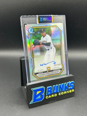 2026 Wilton Guerrero Jr. First Bowman Chrome Refractor Auto 491/499