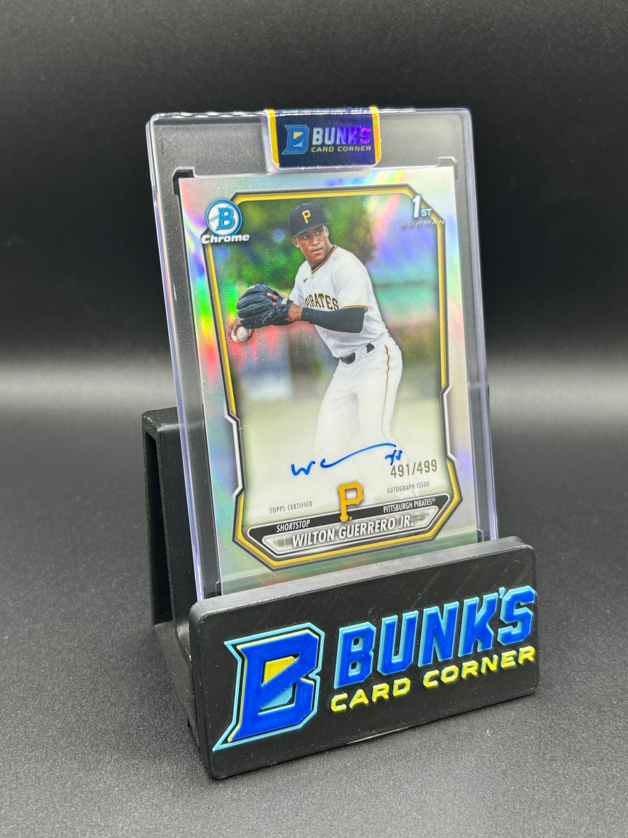 2026 Wilton Guerrero Jr. First Bowman Chrome Refractor Auto 491/499