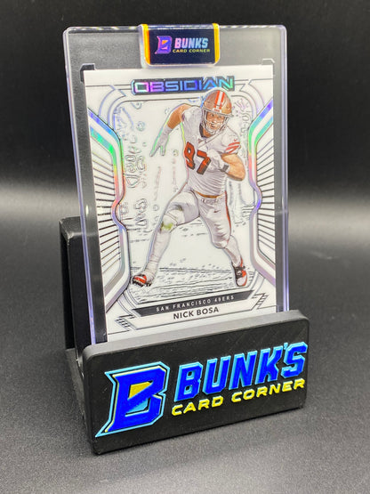 2020 Nick Bosa Obsidian White Contra SSP