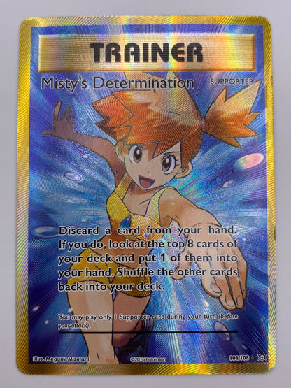 Trainer Misty's Determination Full Art Evolutions LP