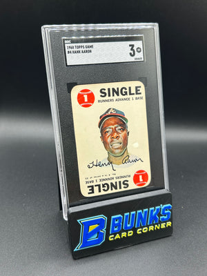 1968 Hank Aaron Topps #4 SGC 3